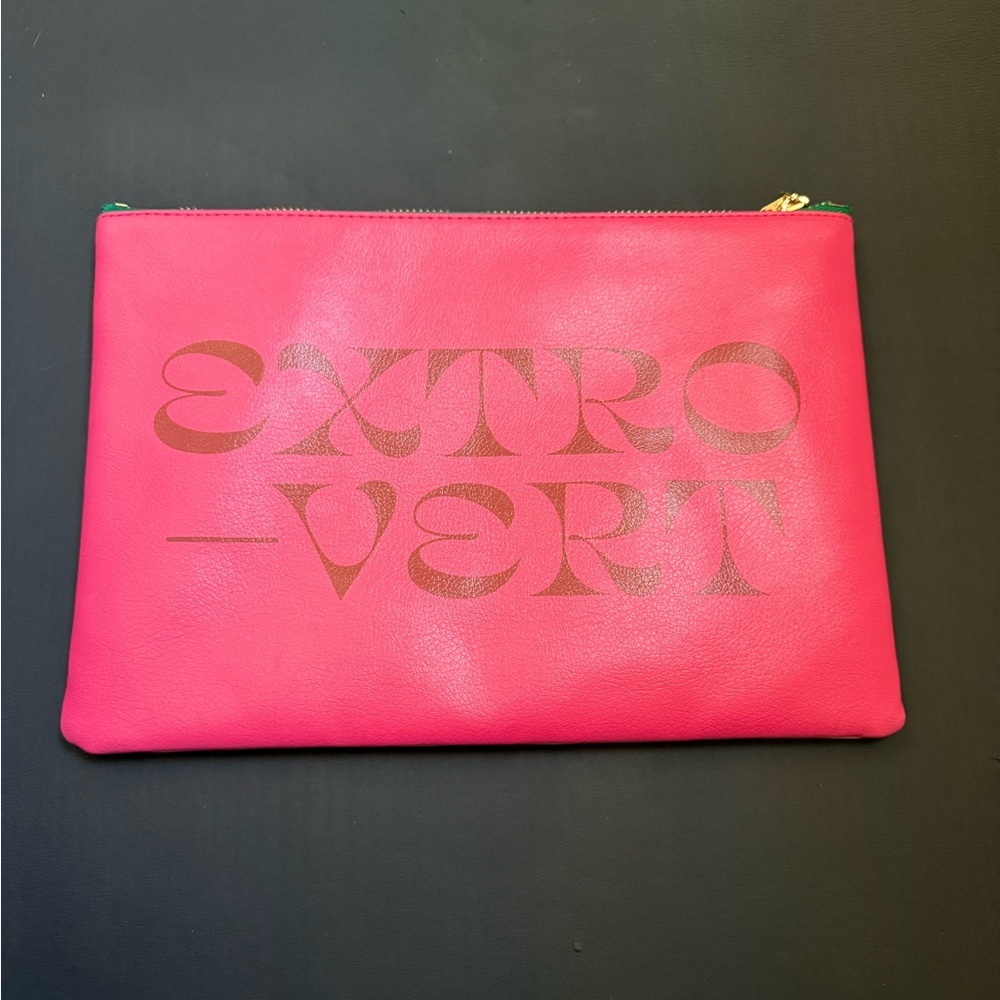 ban.do Vibrant Pink Extrovert / Introvert Clutch